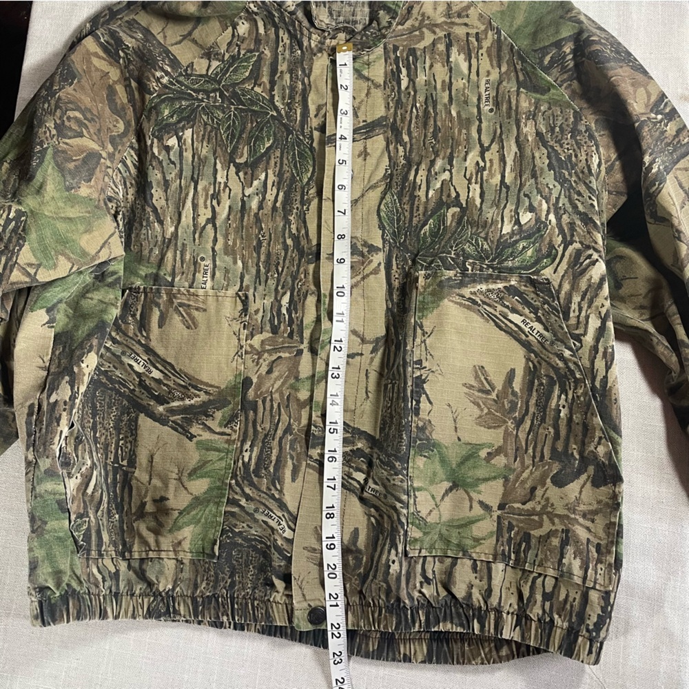 VTG 80s/90s Realtree Camouflage Bomber Snap Jacket by Liberty Made in USA - Picture 14 of 14